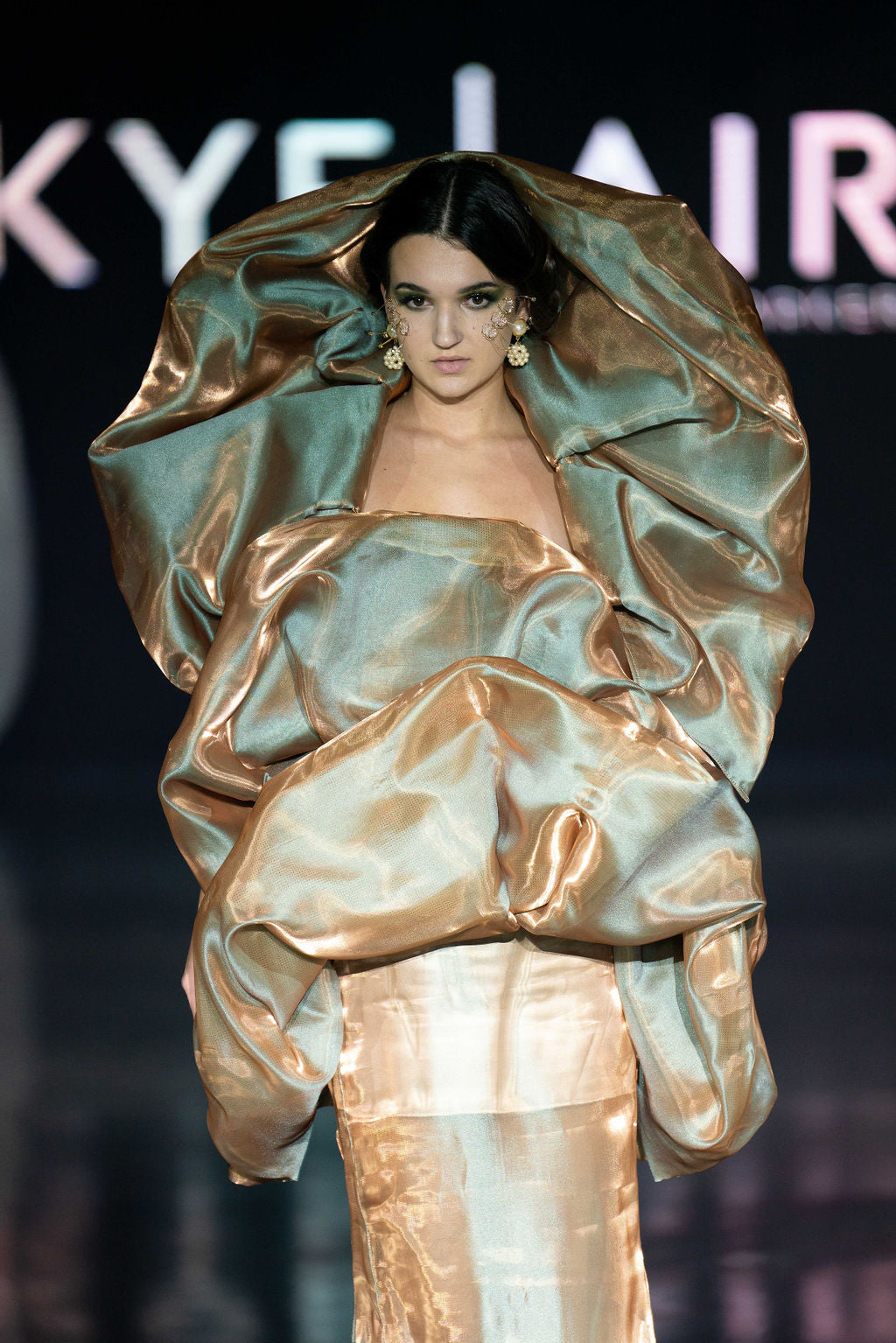 Electric Love Expansive Petal Dress Long