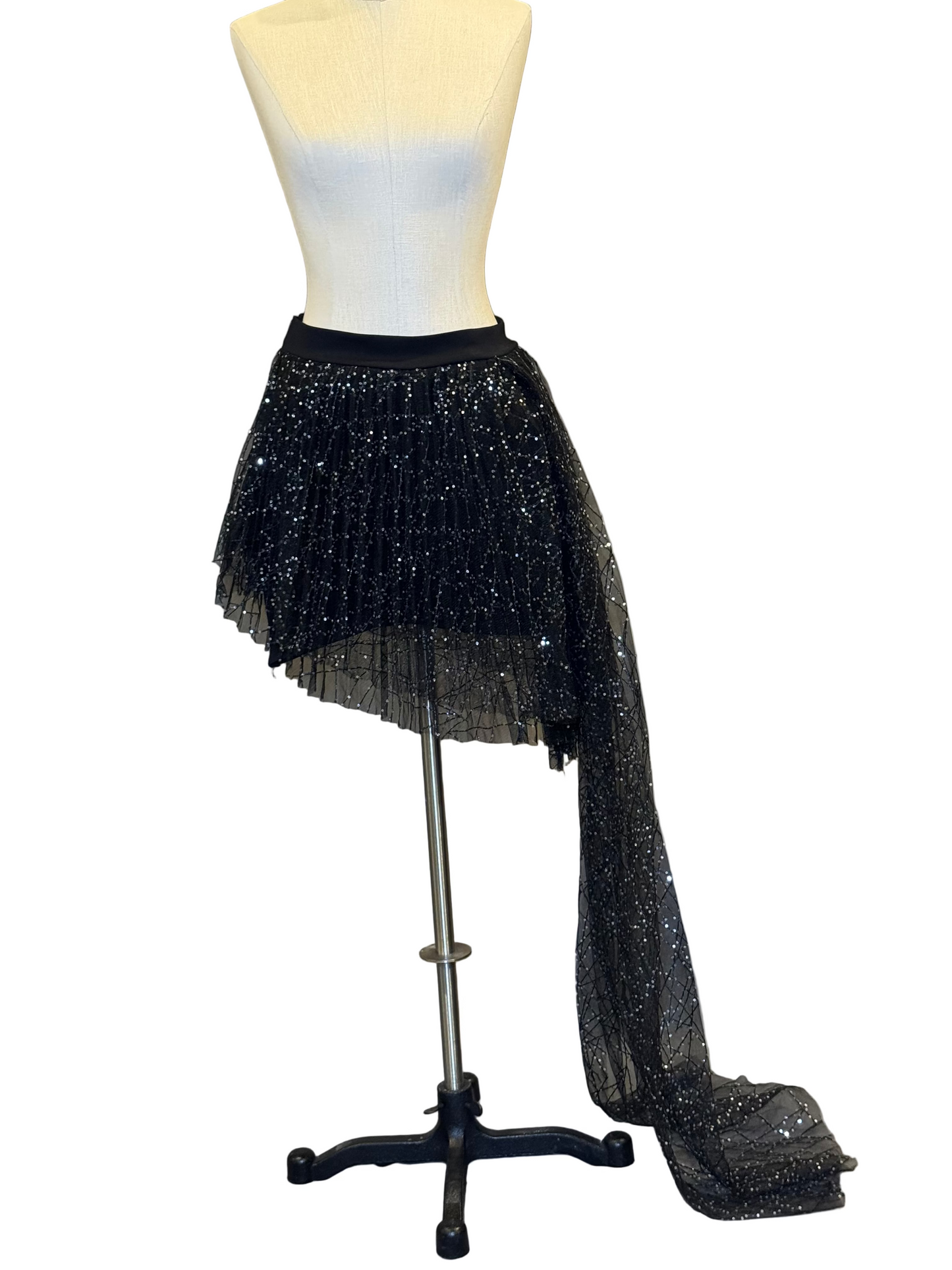 Black Party Skirt Mini - Rental