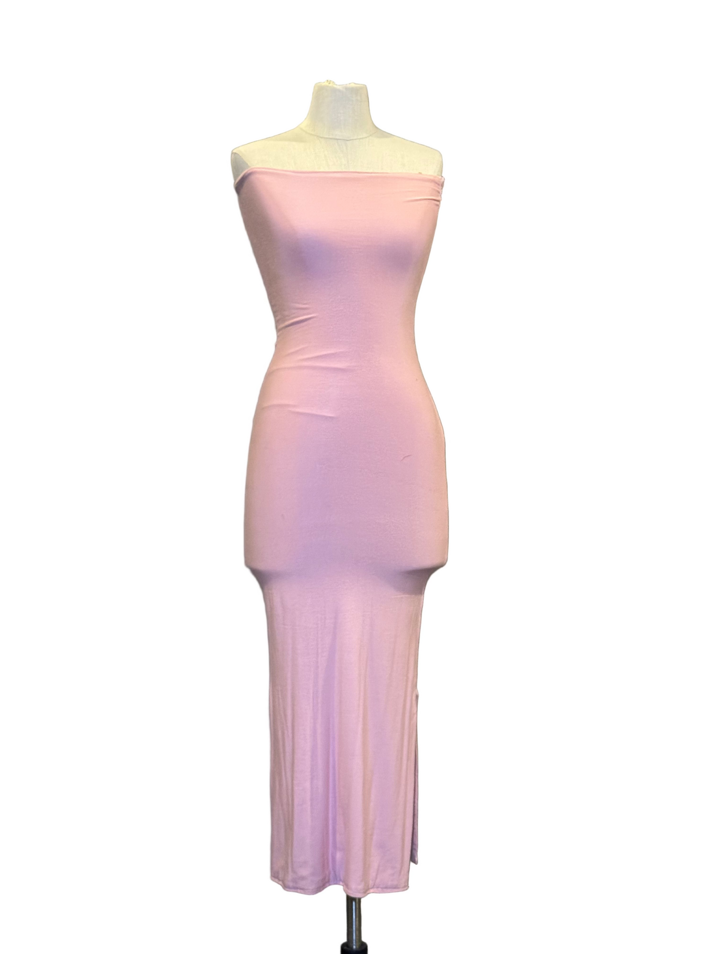 Pink Maxi Bodycon Dress - Rental