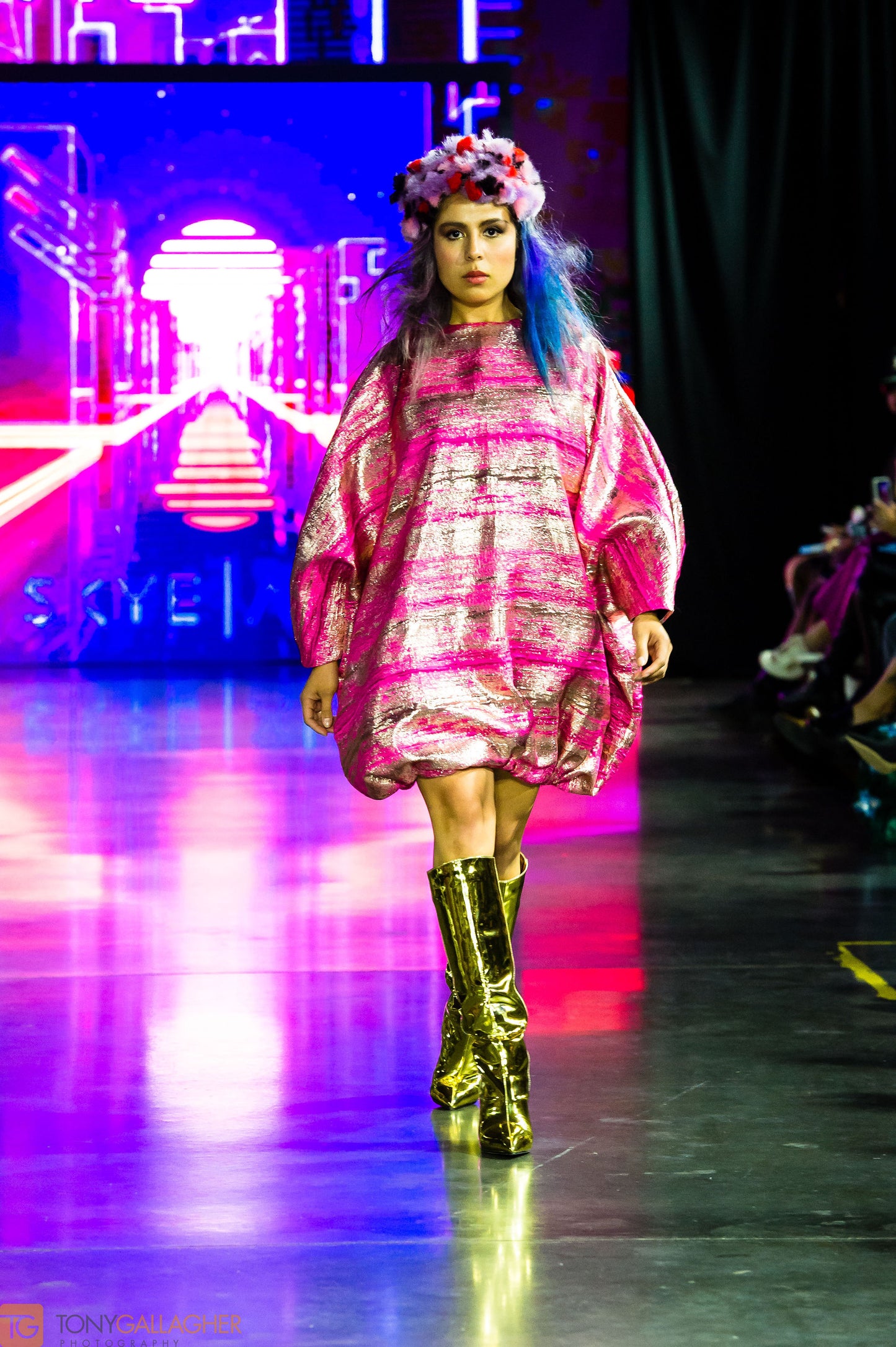 Style Lounge: Girl Named Maria Metallic Yves-Inspired Puff Dress “A Girl Named Maria”