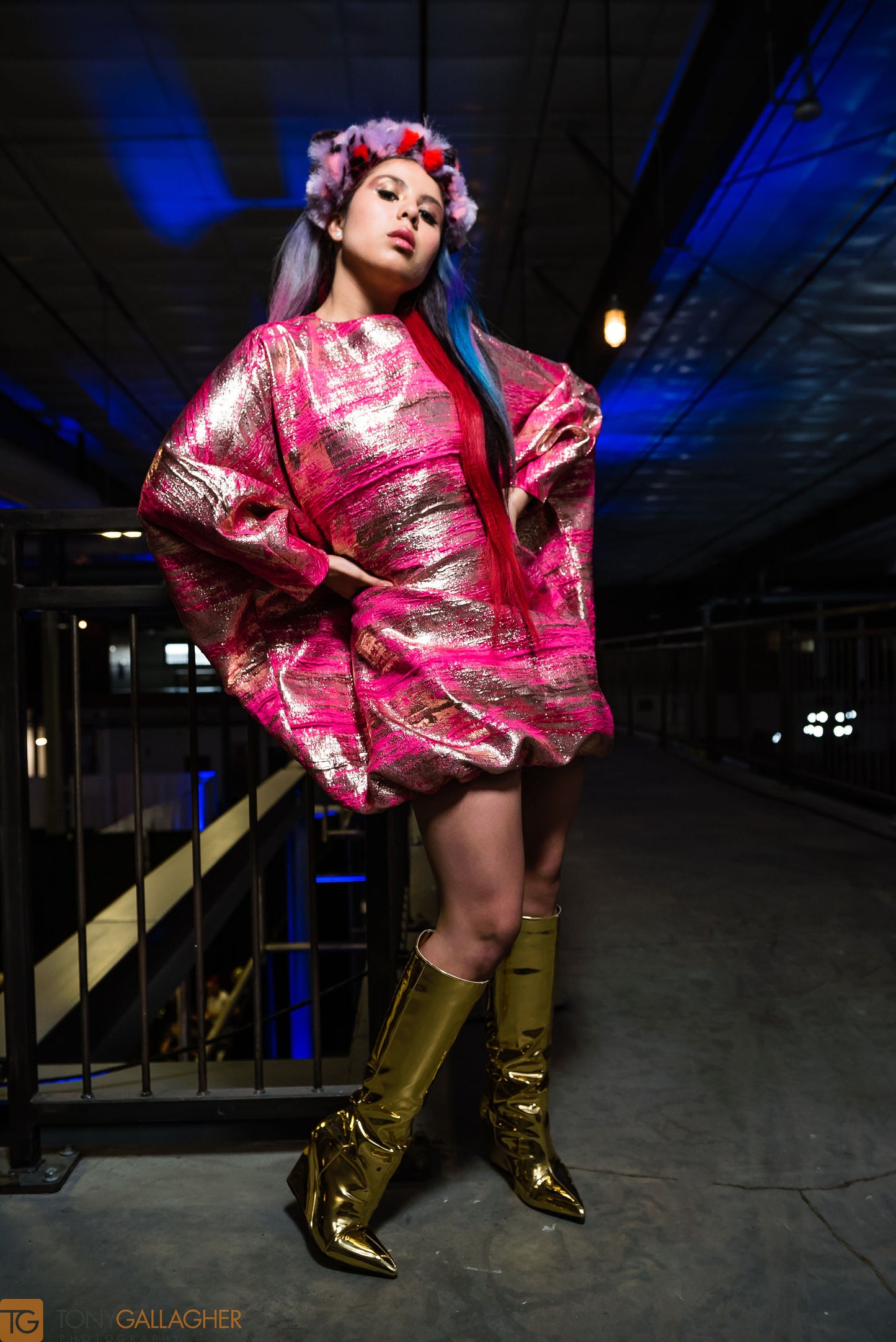 Style Lounge: Girl Named Maria Metallic Yves-Inspired Puff Dress “A Girl Named Maria”