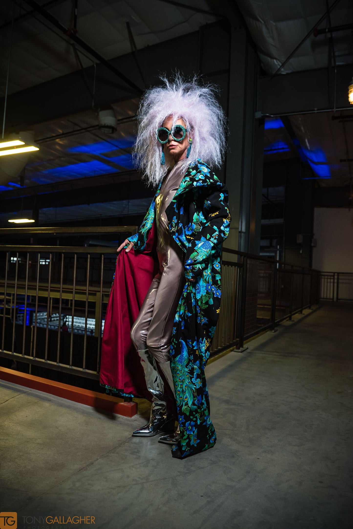 Style Lounge Plain Metallic Jumpsuit