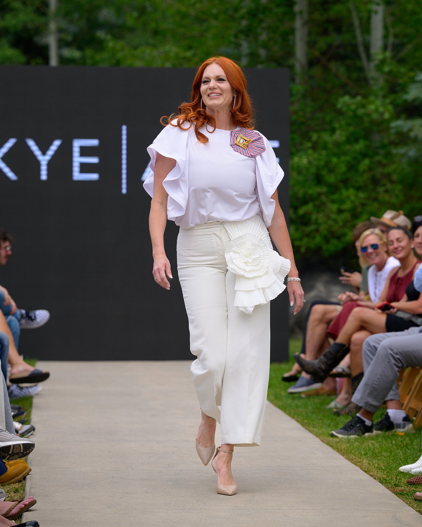 Aspen Batwing Shirt White