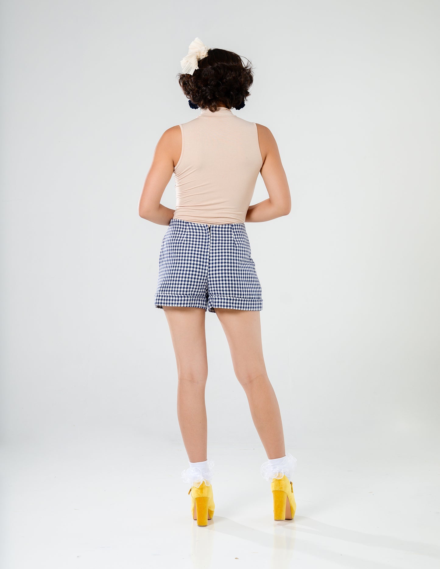 Chic Gingham Checkered Skort