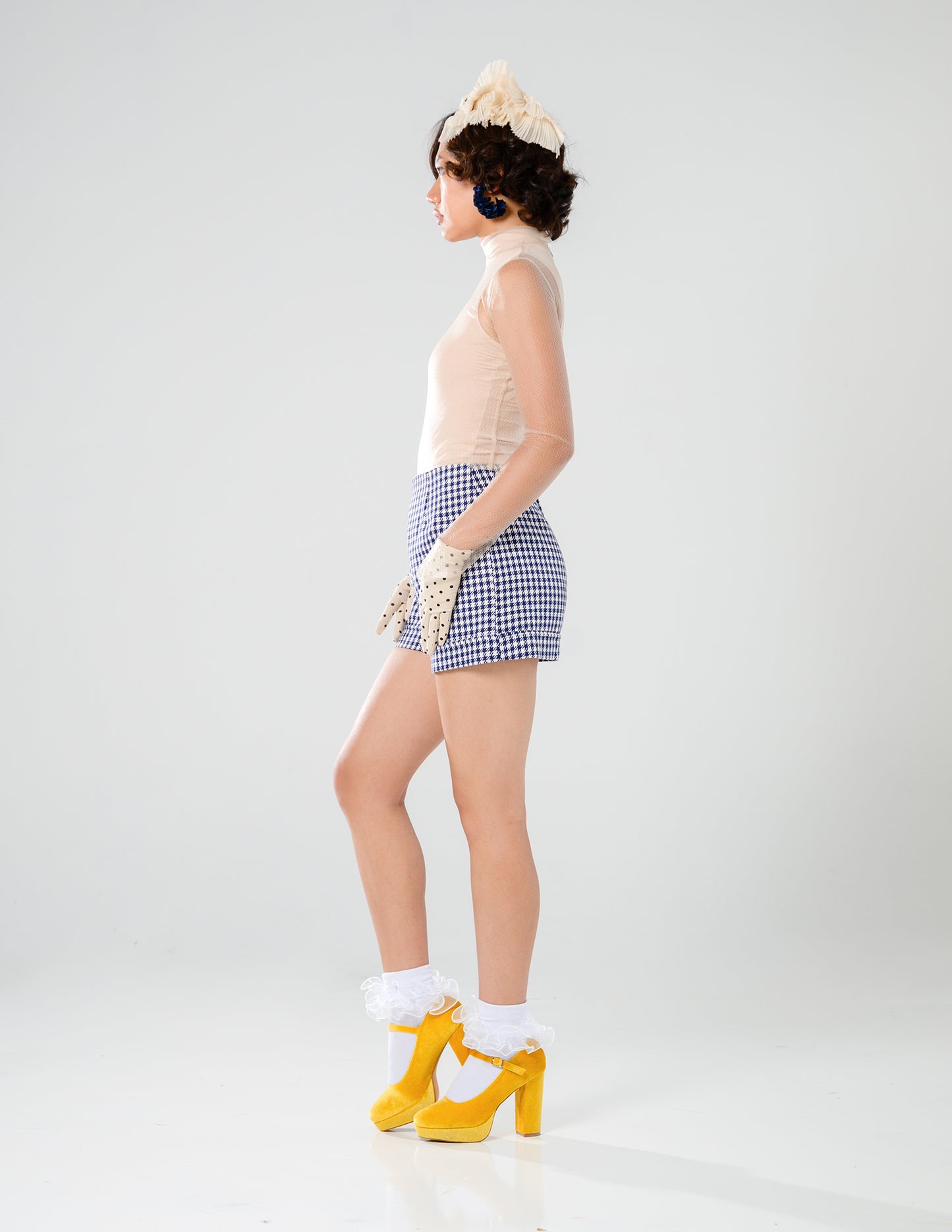 Chic Gingham Checkered Skort