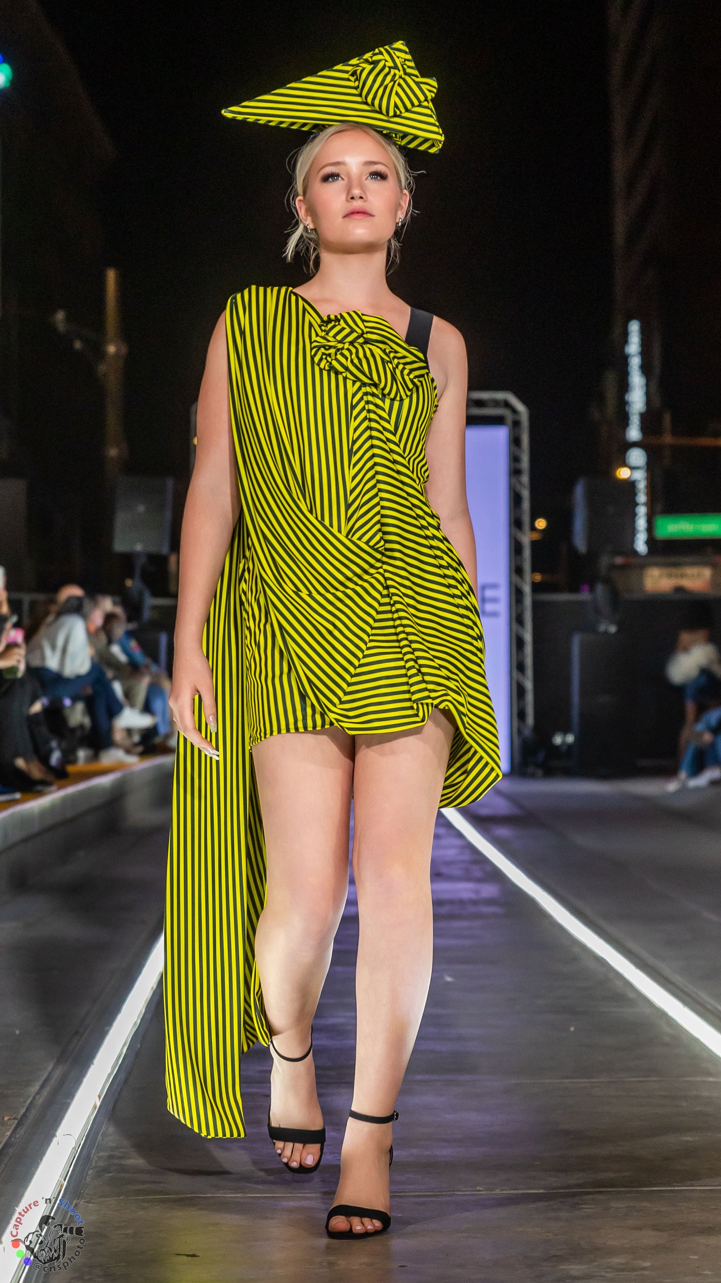 House of Cards Drape Dress Yellow