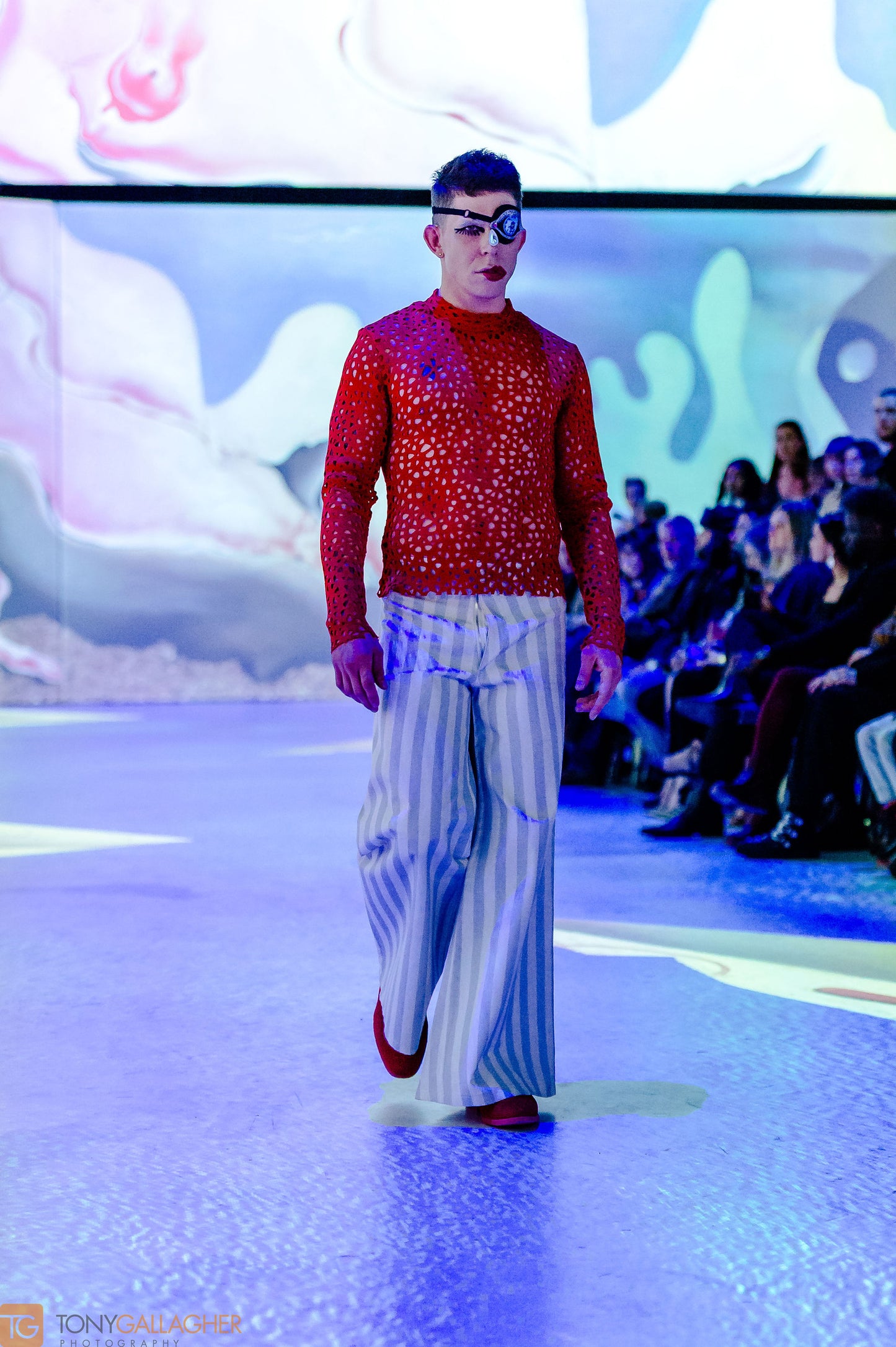 Dali Collection: Laser Cut Mesh Shirt