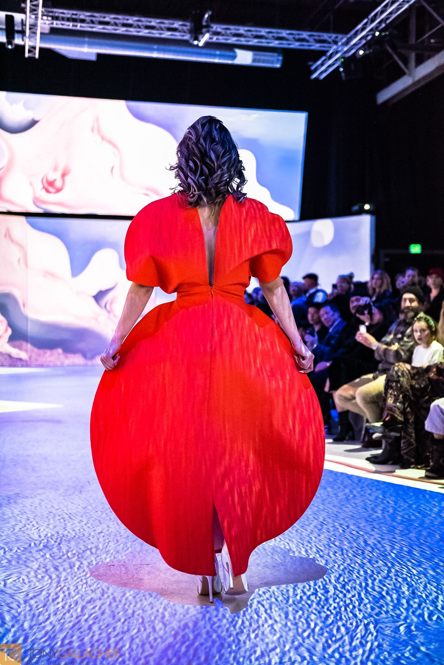 Dali Collection: Orange Bomb Dress