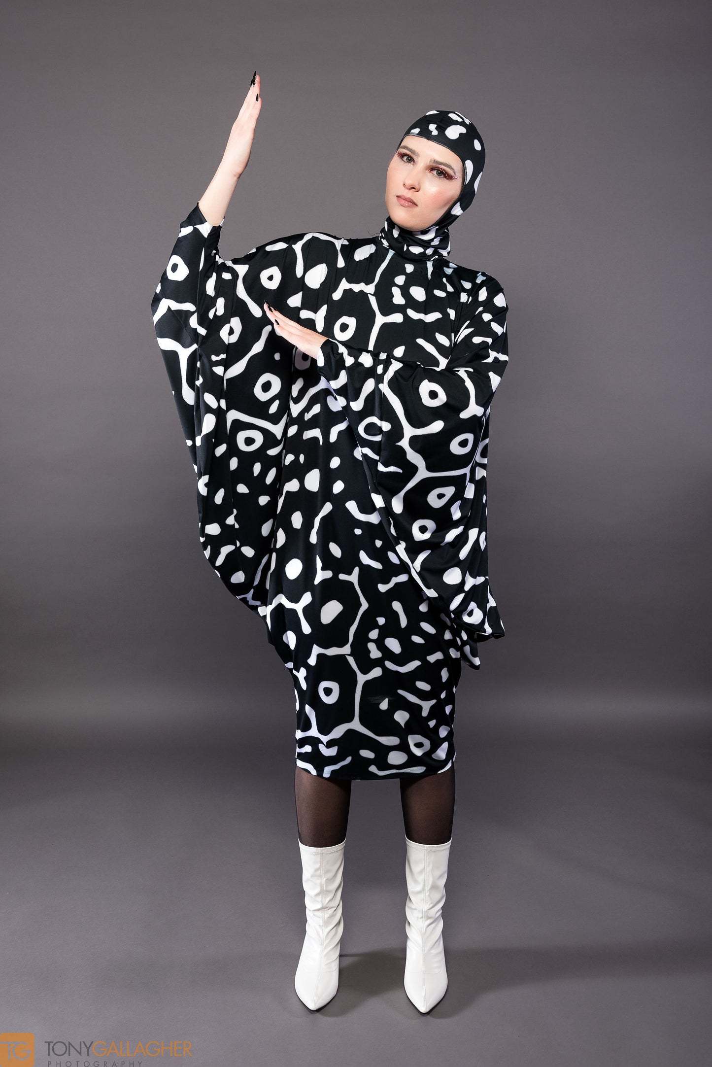 Stingray Batwing Dress Knee Length