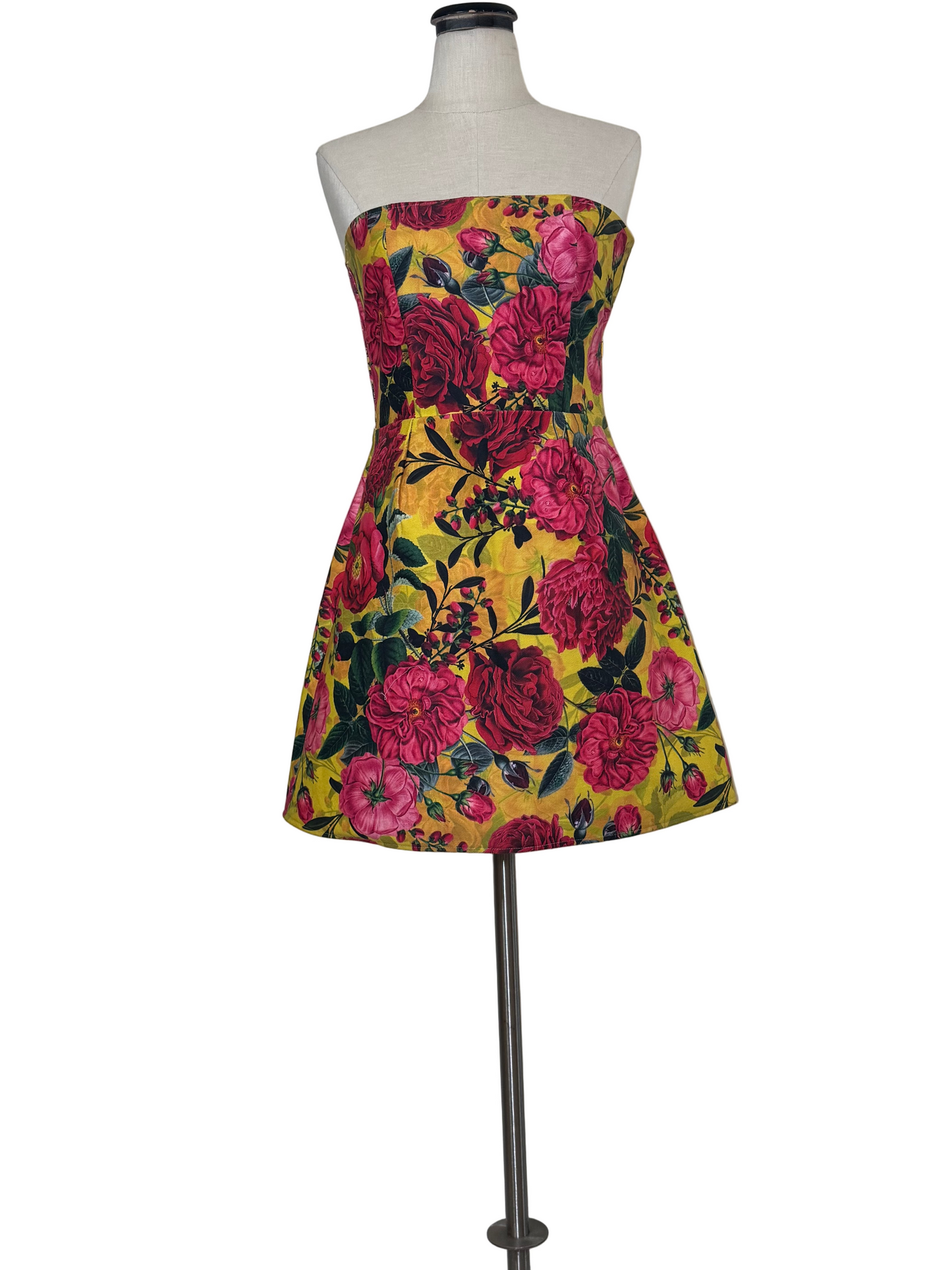 Yellow Flowers Dress - Rental