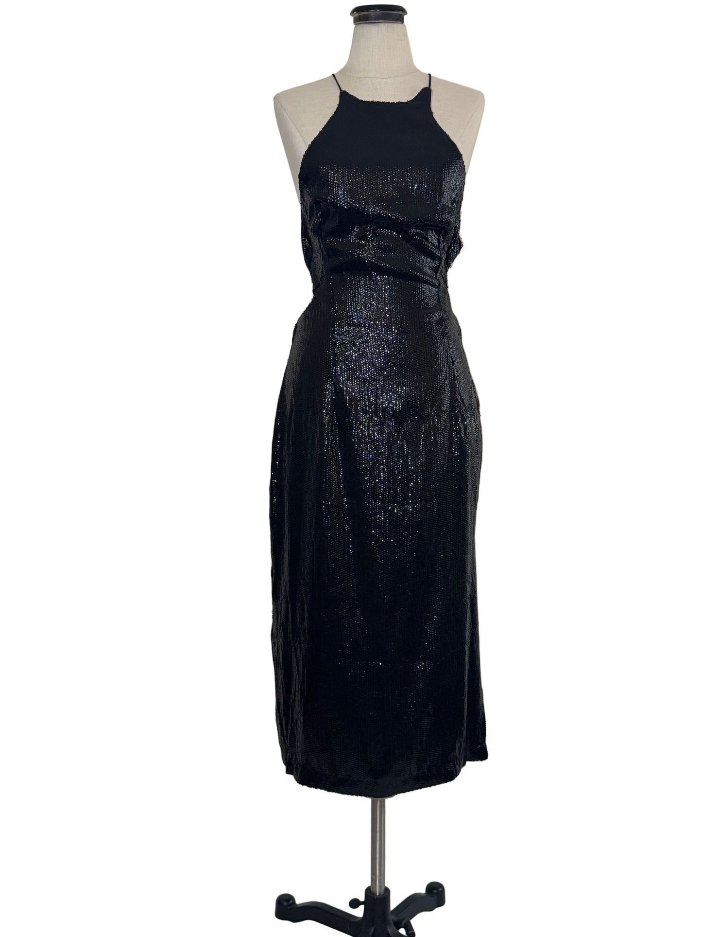 Black Sequins Dress - Rental