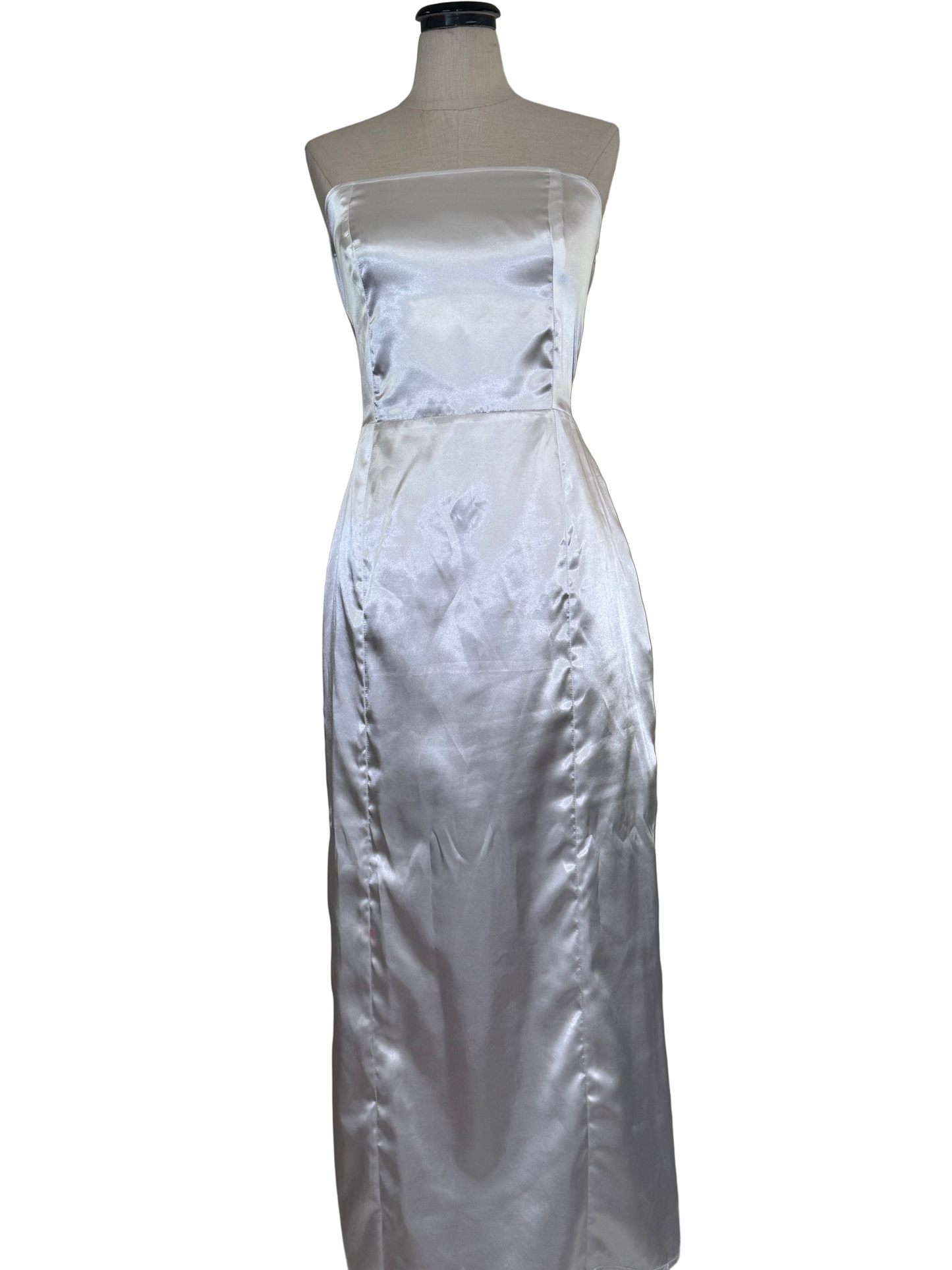 White Strapless Dress - Rental