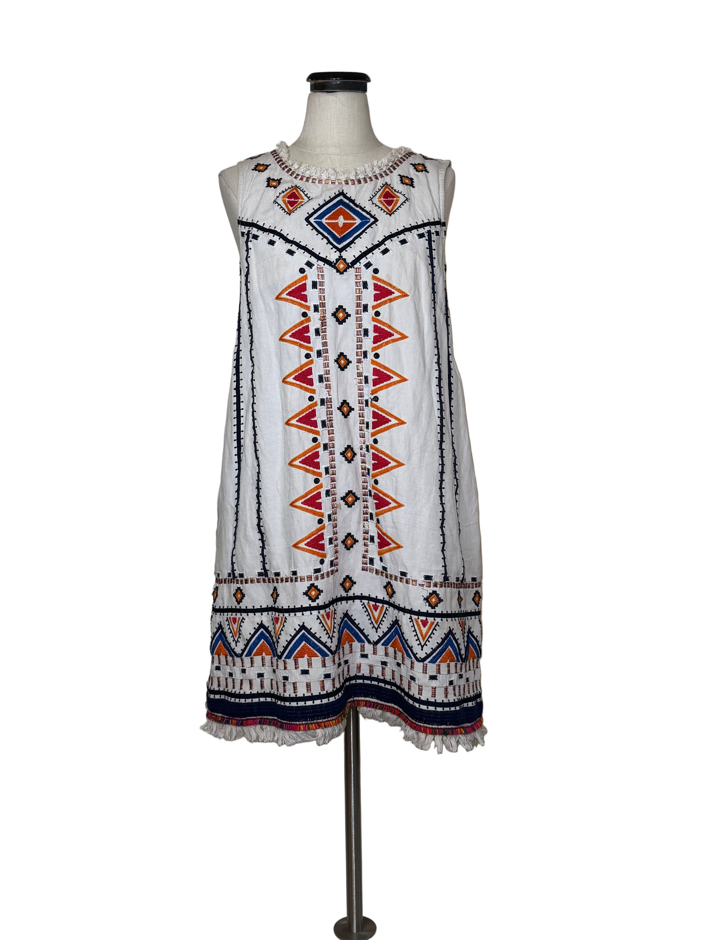 White Tribal Dress - Rental