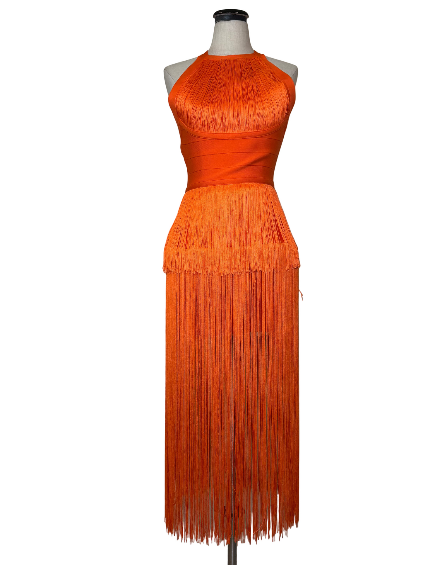 Orange Cocktail Dress - Rental