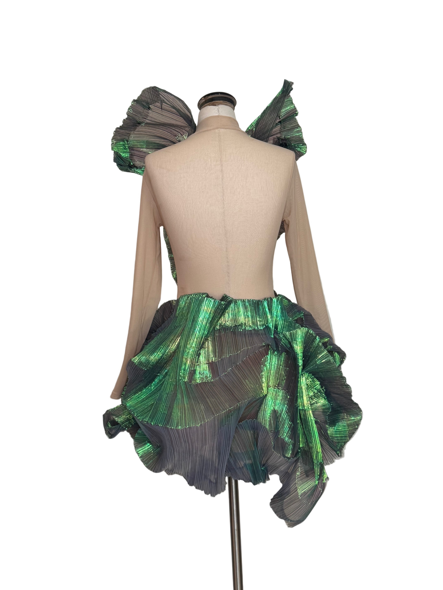 Emerald Structured Dress - Rental
