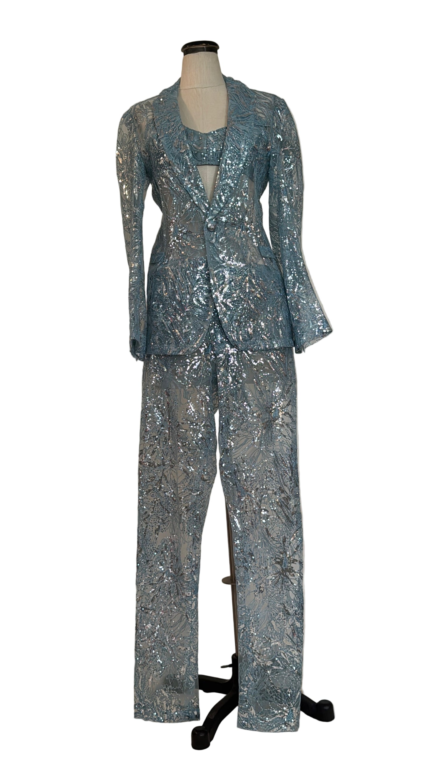 Blue Sequins Set - Rental
