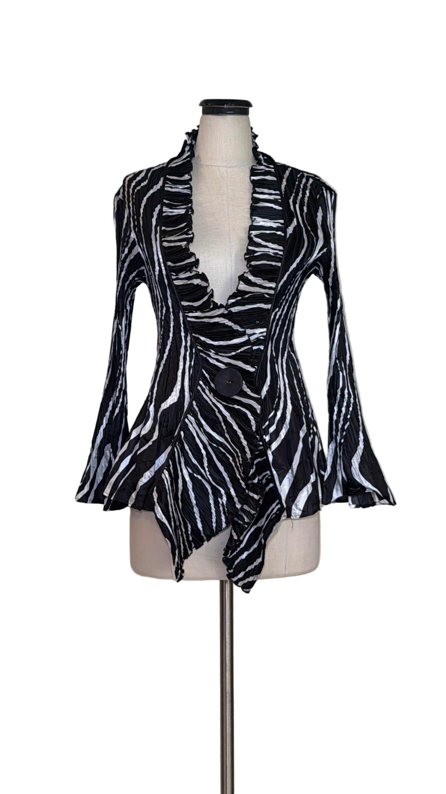 Zebra Pattern Blouse - Rental