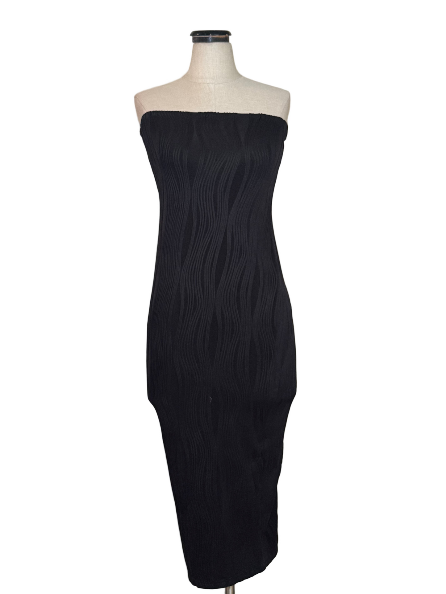 Black Strapless Dress - Rental