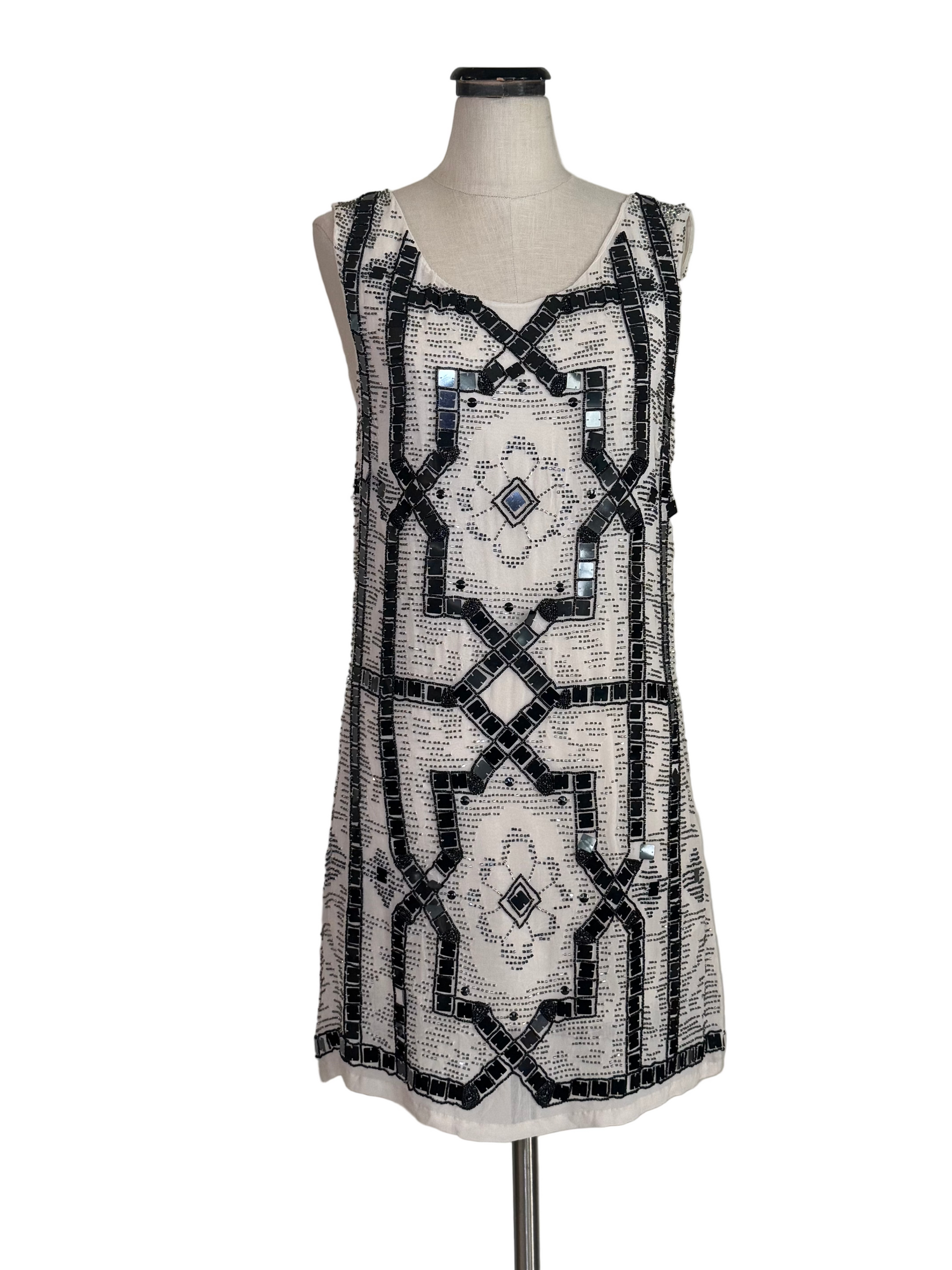 White Beaded Dress