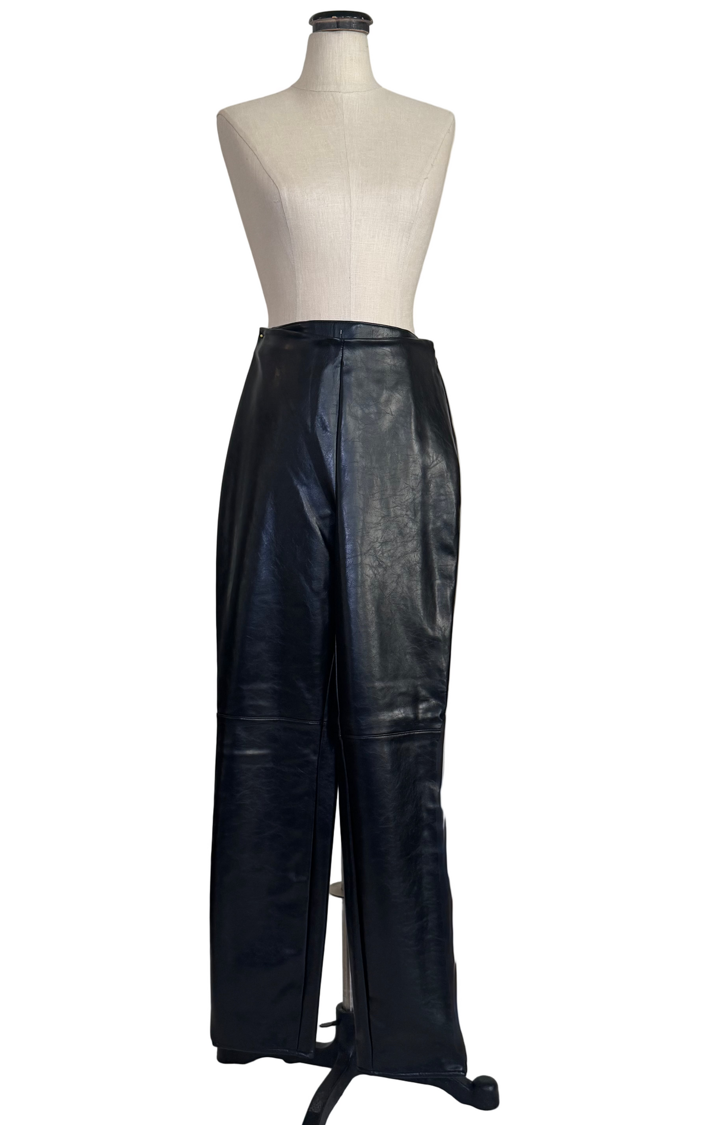 Black Leather Pants - Rental