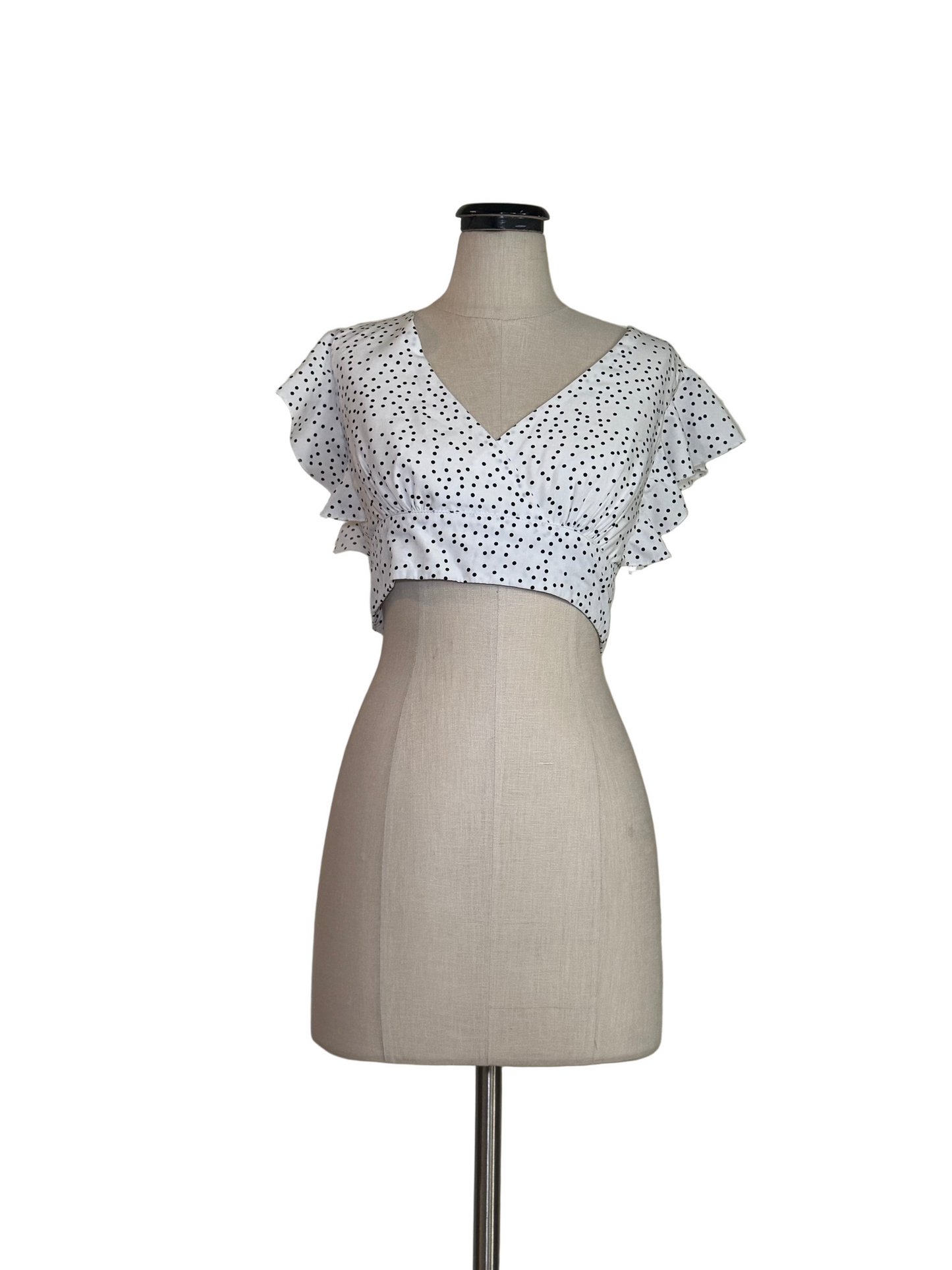 White Cropped Top - Rental