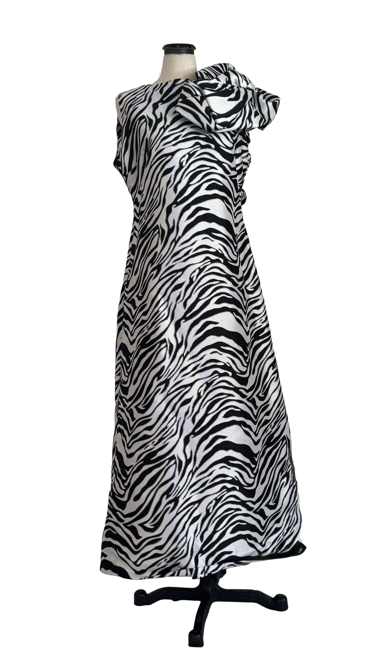 Zebra Elegant Dress - Rental