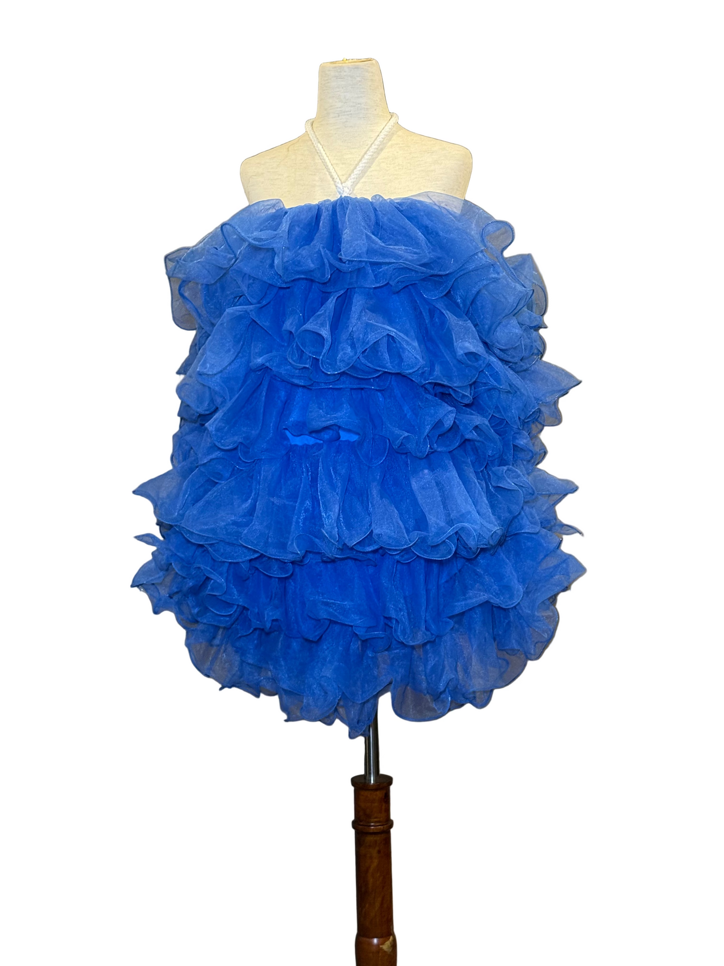 Blue Puff Dress - Rental