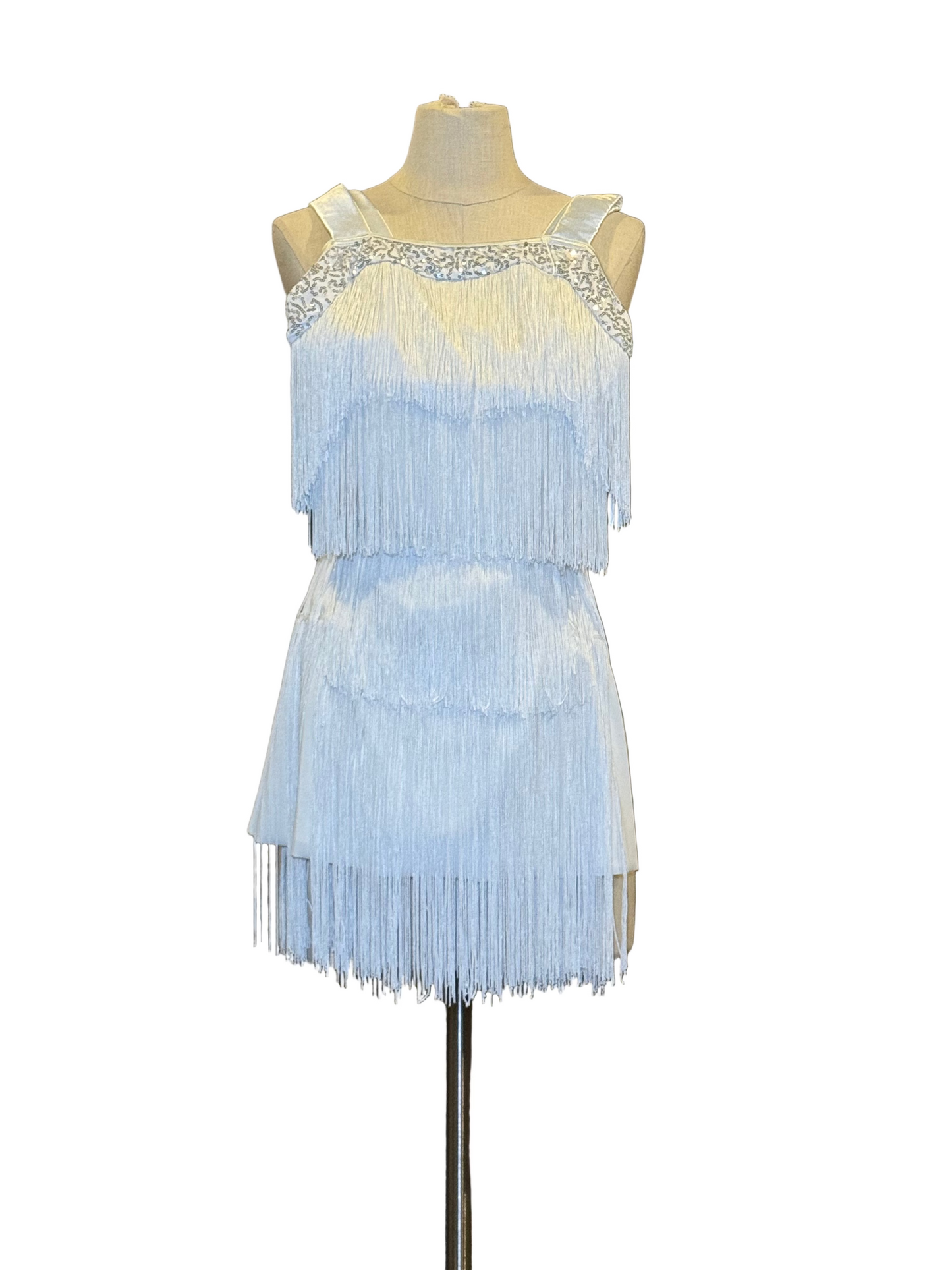 White Fringes Cocktail Party Dress - Rental