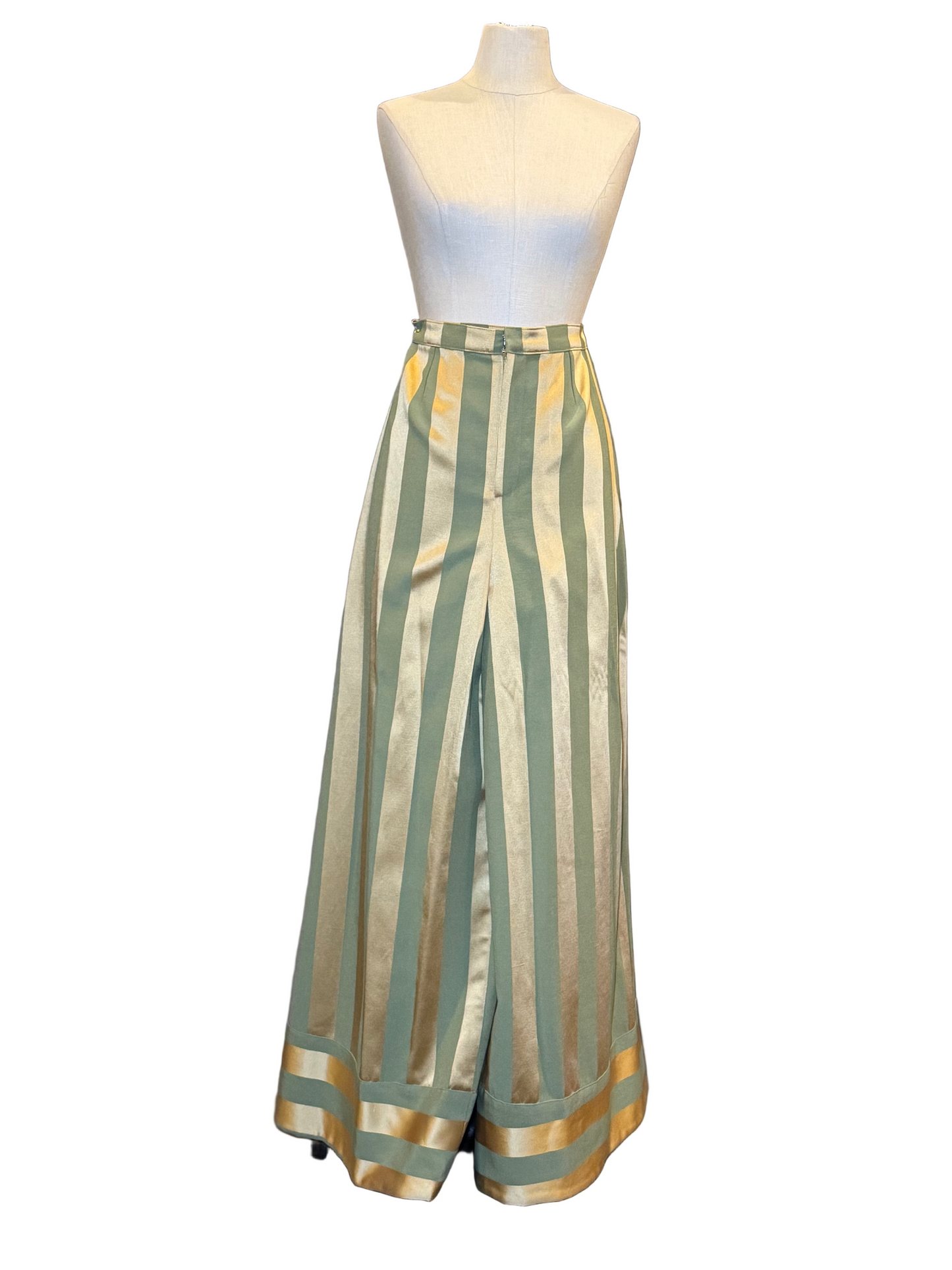 Green Striped Pants - Rental