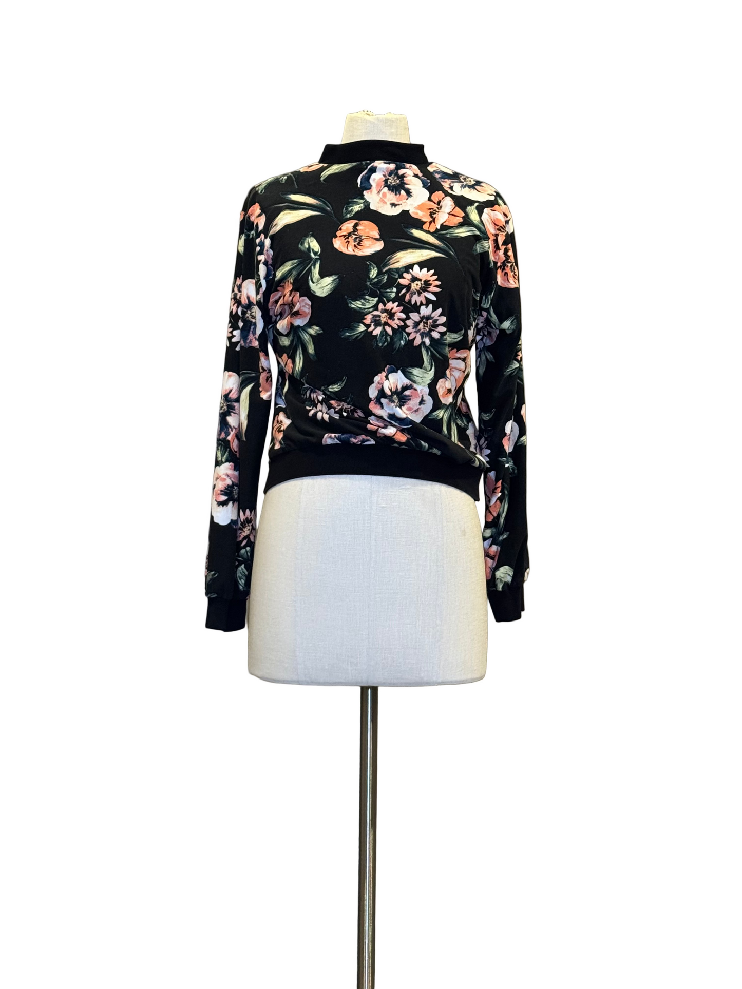 Black Floral Top - Rental