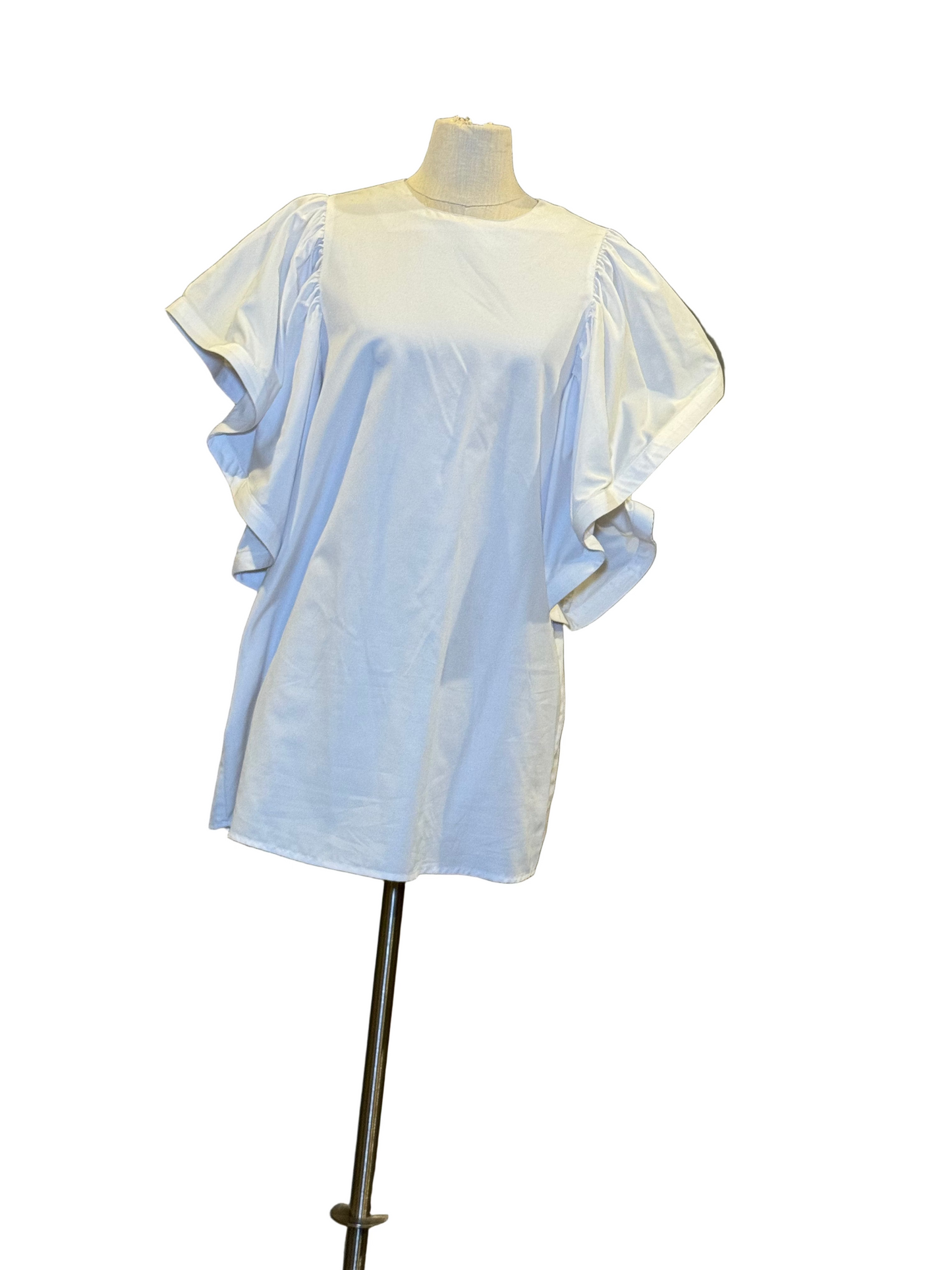 White Batwing Shirt - Rental