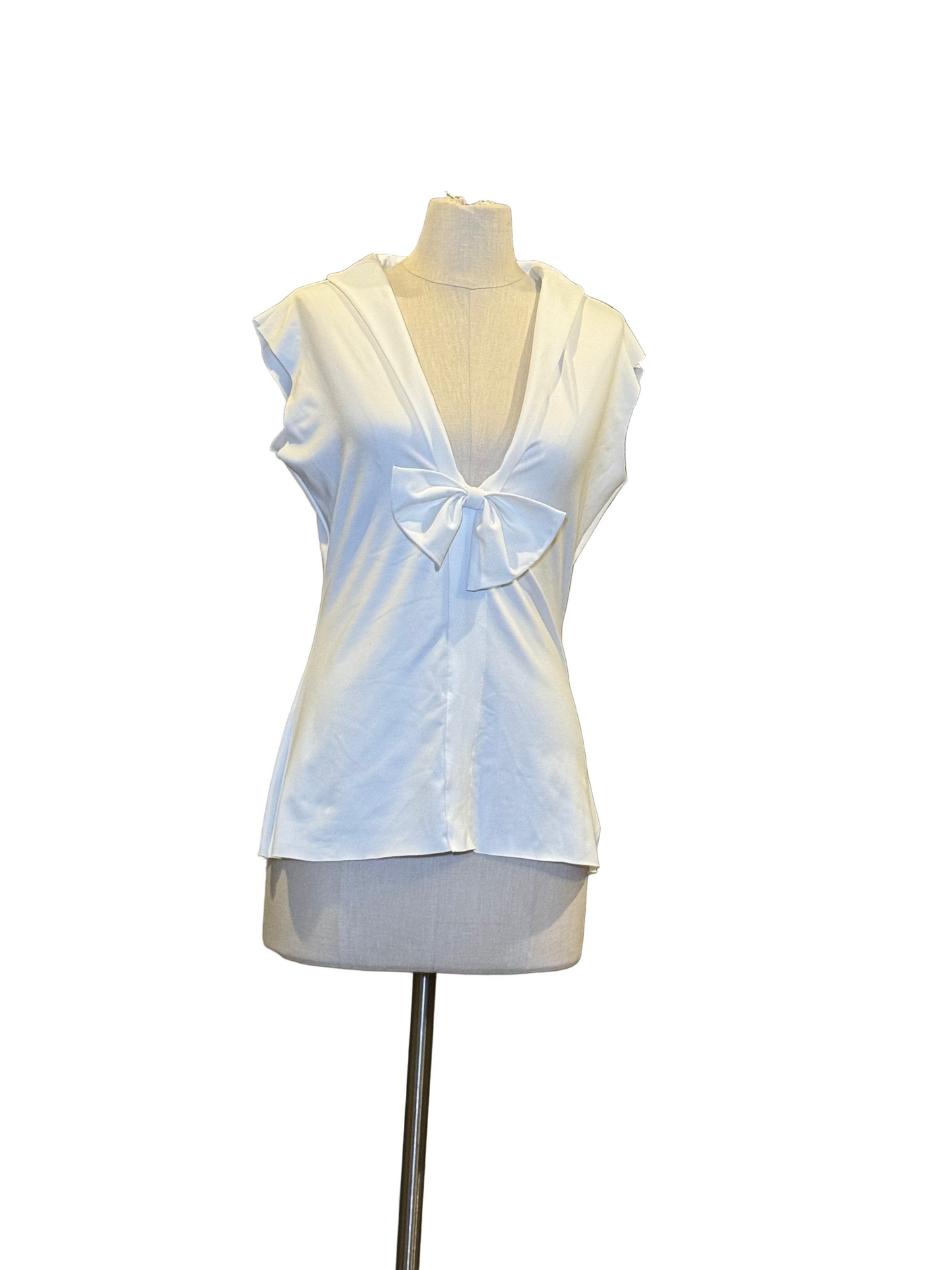 White Bow Shirt - Rental