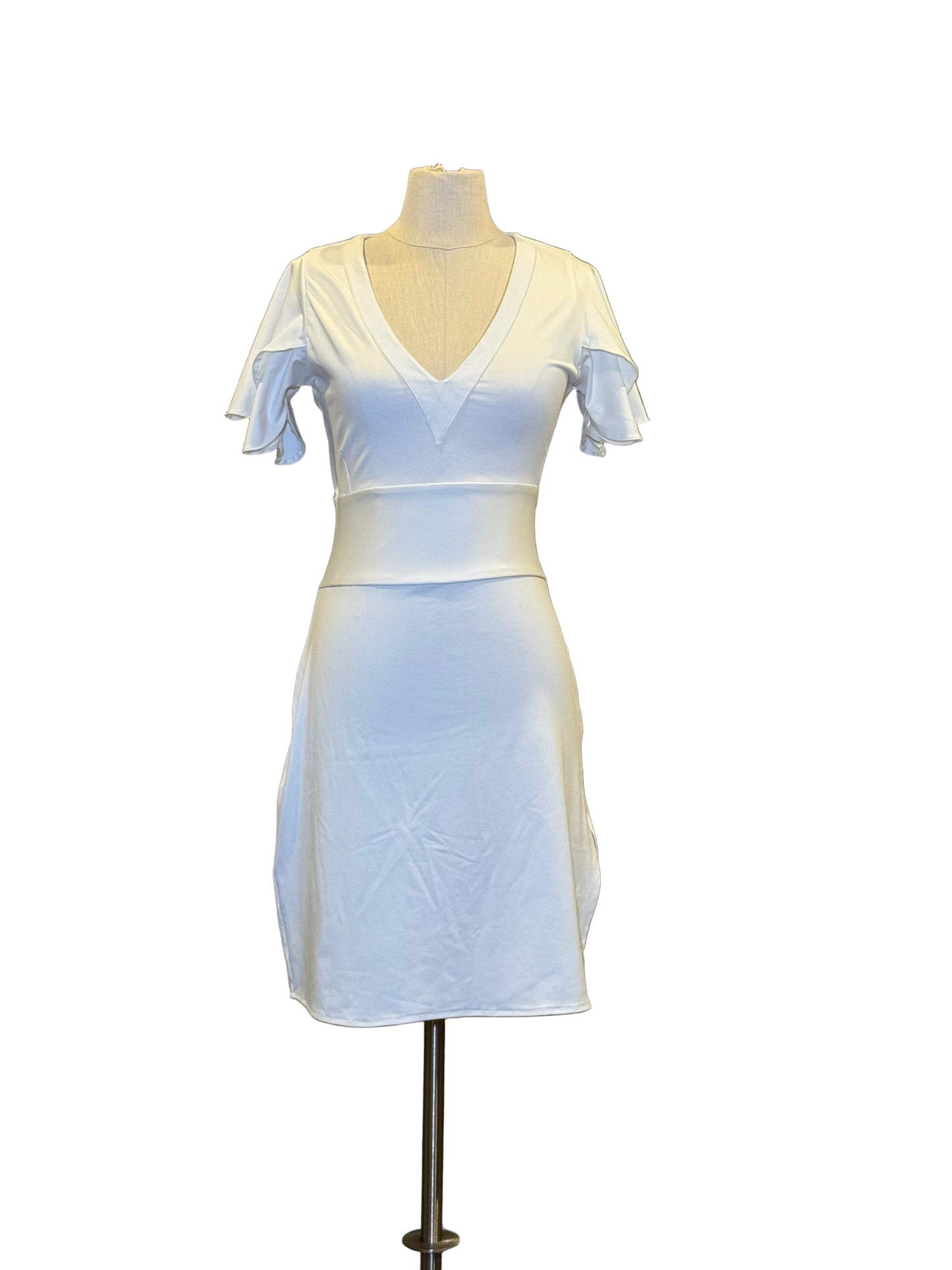 White Midi Dress - Rental