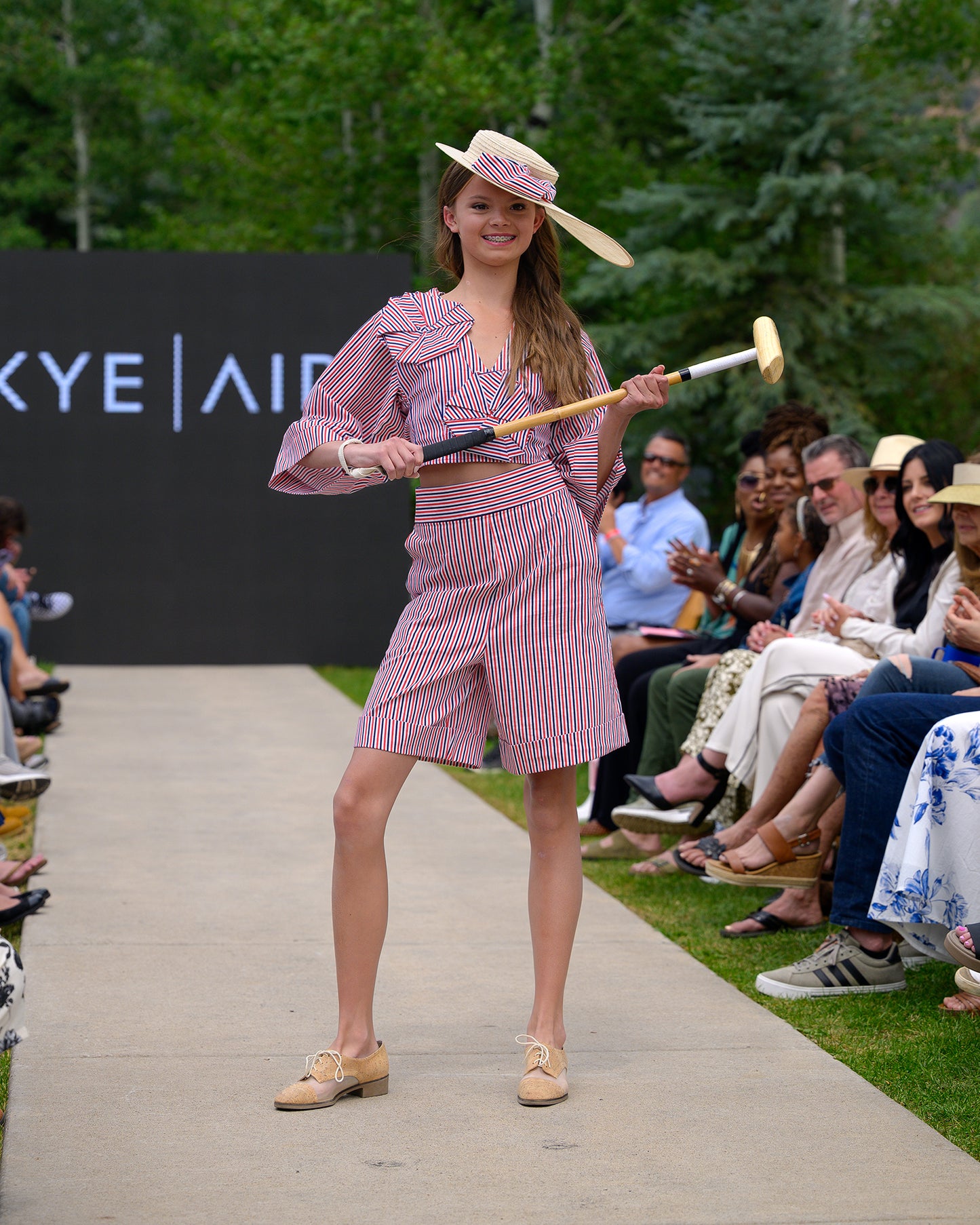 Polo Striped Two-Piece Set