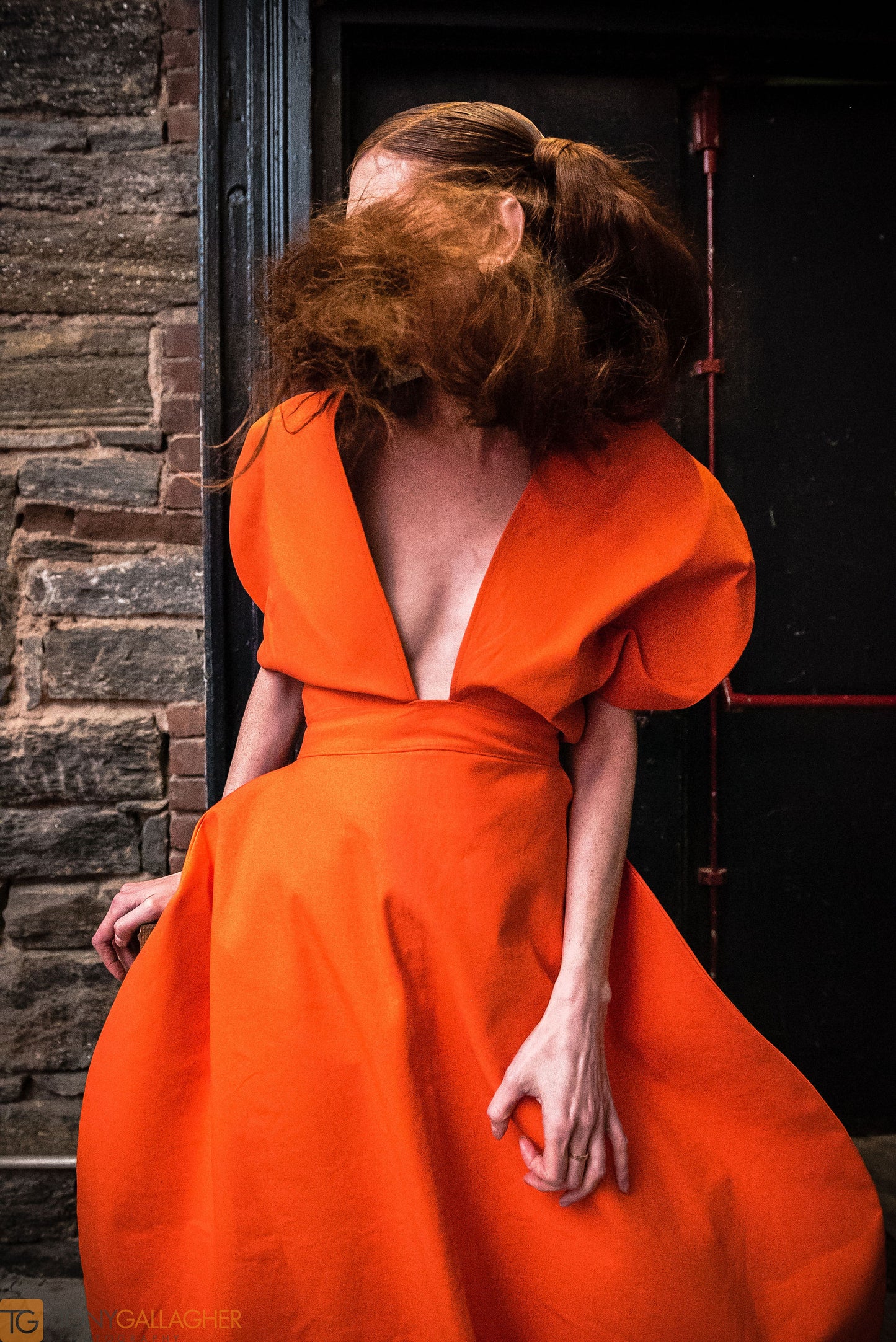 Dali Collection: Sweet Orange Bomb Dress